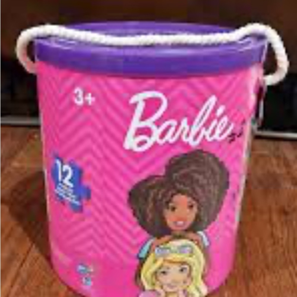 Barbie Pink Puzzle Set for Kids 12 total unopened.